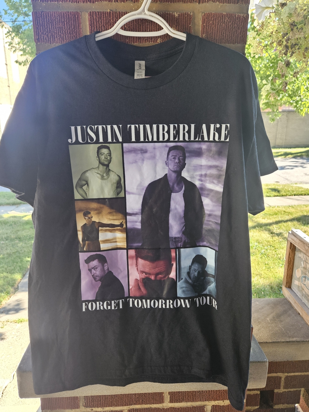 Justin Timberlake Forget Tomorrow World Tour Fan Graphic Tee